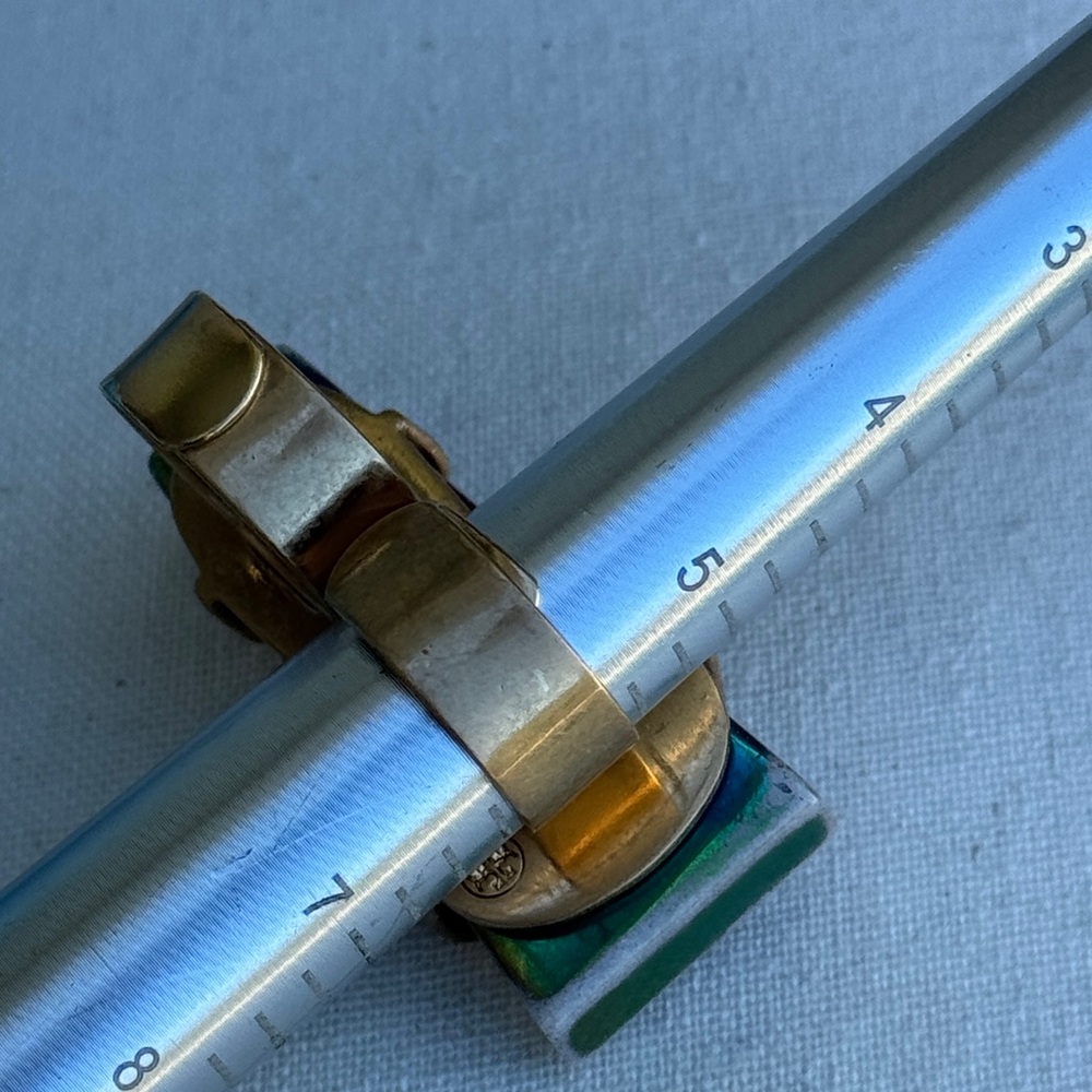 Tory Burch Adjustable Geometric Double Ring. - image 7